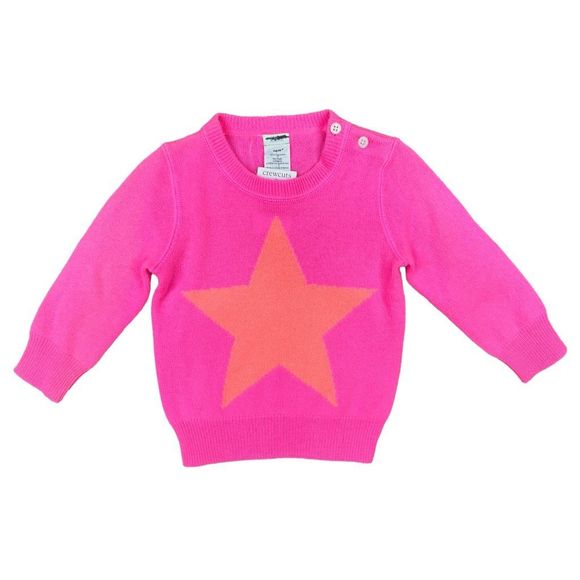 J. Crew x Crewcuts Pink Cashmere Sweater - Picture 1 of 4